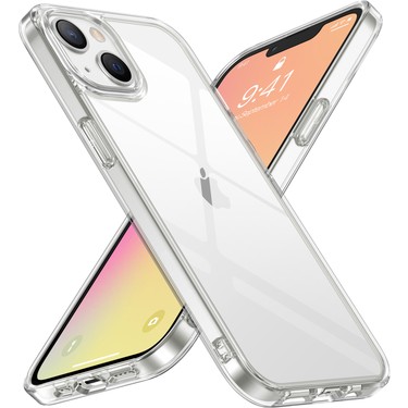 iPhone 13 - 13 Pro Uyumlu Mika Şeffaf Kılıf Arka Kapak
